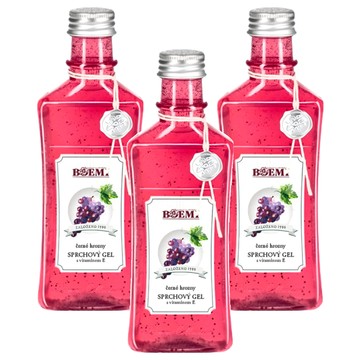BOEMI 愛情的滋味黑葡萄沐浴膠  250ml  3瓶