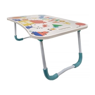 收納王妃 三麗鷗摺疊床上桌 12歲以上適用  60 x 40 x 28cm  積木KITTY 白色