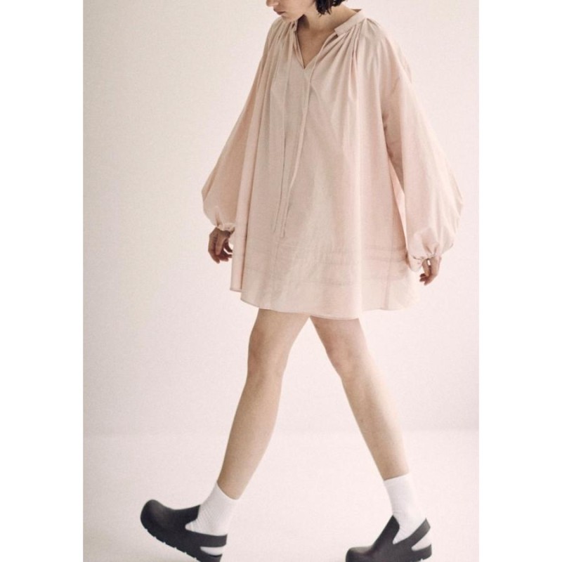 SEA(シー) BLOAD CLOTH SMOCK DRESS ブロード スモックドレス