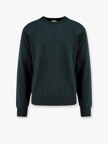 Wool sweater with embroidered logo on the front - CELINE - gender_Man