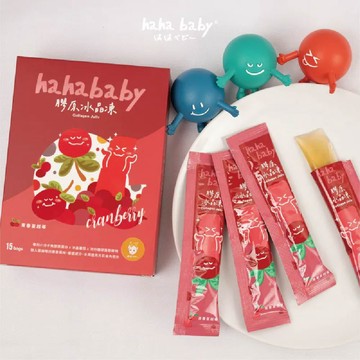 【hahababy】膠原冰晶凍-青春蔓越莓15條/盒
