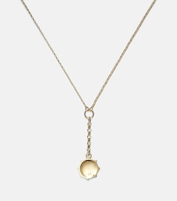 FoundRae Spark Love 18kt gold chain necklace with diamond