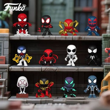 【Funko】豐高POP漫威蜘蛛俠格溫邁爾斯彼得帕克盲盒手辦擺件公仔禮物