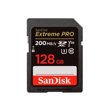 【SanDisk】Extreme PRO 128G SDXC V30 UHS-I U3 記憶卡
