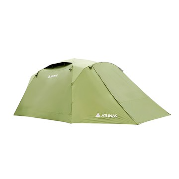 ATUNAS 歐都納 鋁合金銀膠家庭帳篷 A2TEEE01 300x300x195cm 軍綠色 露營帳篷  5人