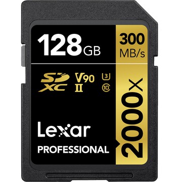 Lexar 雷克沙 Professional 128G SDXC UHS-II 2000x 公司貨終身保固