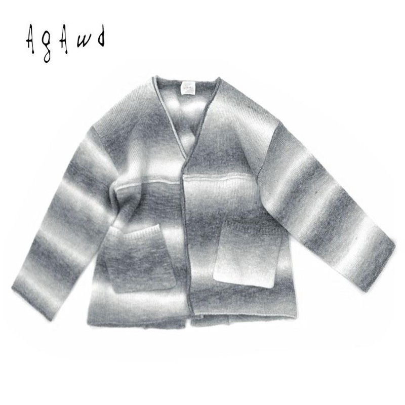 アガウド/AgAwd】Gradation Knit Cardigan（グラデーションニット