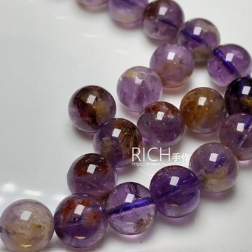 【Rich手作】高品 紫幽 紫幽靈 水晶 散珠 紫色 diy 現貨在台