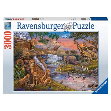 Ravensburger 德國維寶 拼圖 動物王國 Set 3000片  RV16465  1盒