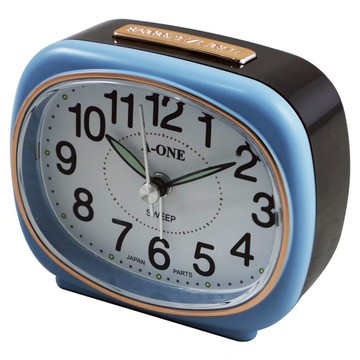 A-ONE 金吉星 莫蘭迪系列 箔金飾邊貪睡夜光鬧鐘 TG-0191  顏色隨機