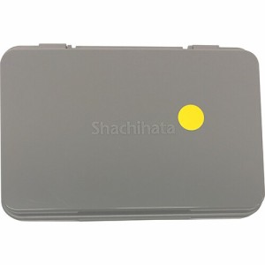 （まとめ買い）シヤチハタ シヤチハタスタンプ台 中型 黄 HGN-2-Y 〔3個セット〕