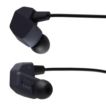 final 動圈式入耳式耳機 A4000 舒適配戴 清晰音質 隨時享受音樂  深藍色