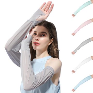 加長寬鬆設計款!! 修飾手臂 GOLOV.EJOY 防曬輕薄涼感袖套 好穿戴 袖套 親膚有質感