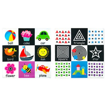 LakaRose 嬰兒報紙 觸覺啟智玩具  球球 + 幾何 多色  1個