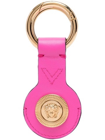 Versace - Tribute Medusa leather keyring - men - Leather - One Size - Pink