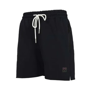 M FIRESTAR 女冰感彈性機能短褲-涼感 冰感 慢跑 訓練 5分褲 丈青炫彩