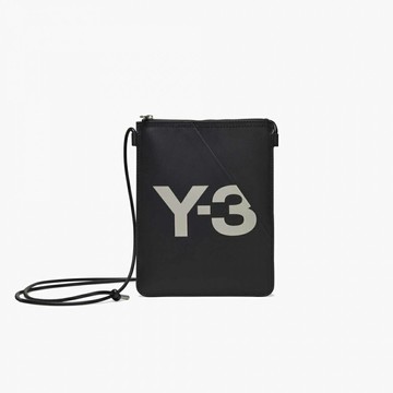 Y-3 山本耀司 Weissly CROSS BODY 皮革Y-3字母印花LOGO手機側背包 (JE2012)