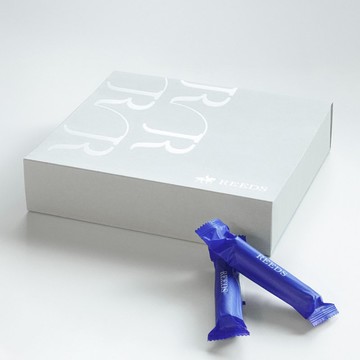 【REEDS】手工脆蛋捲16入禮盒(法芙娜榛果巧克力+新福源花生)