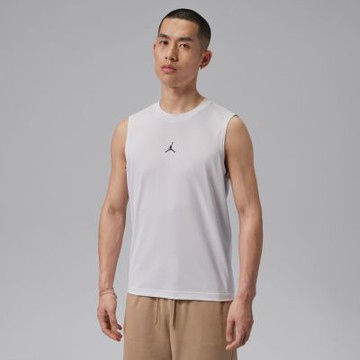 NIKE 背心 男 喬丹 運動 速乾 AS M J DF SPT ESS SLVS TOP 白 IF0890-100