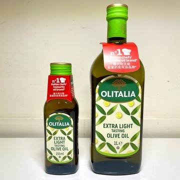 【億明食品】OLITALIA奧利塔 精緻橄欖油 250ml、1L｜低油煙，適合煎炒、燉煮、炸｜義大利原裝｜健康輕食