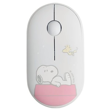 norns Peanuts 史努比 三模無線藍牙滑鼠  屋頂 白色  NCE‐231302