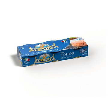 [家速配]義大利AS do MAR橄欖油漬鮪魚罐70g*3入