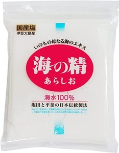 海の精 国産塩 伊豆大島産 あらしお 1ケース (240G × 36)