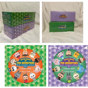 現貨 Super Group of The Monsters Set A & B Labubu Zimomo 盒抽