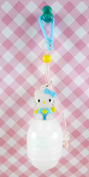 【震撼精品百貨】Hello Kitty 凱蒂貓~HELLO KITTY瓶蓋附繩-藍
