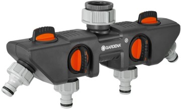 【GARDENA 景觀園藝】 四出水口可調整型分流器 8194