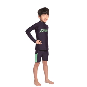 【Aquanaut 奧可那泳裝】AQ23503-撞色簡約男童泳裝M_廠商直送