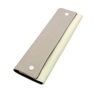 YAC 安全帶護套 PF-349  柔和淺褐 + 象牙白  1個