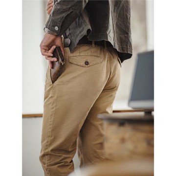 馬登工裝美式復古重磅卡其休閑褲阿美咔嘰斜紋純棉顯瘦直筒褲男春