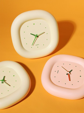 泡泡時鐘 壁掛桌面兩用 圓潤細膩