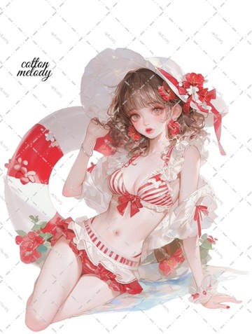 original sticker no.6479 人物貼紙 原創貼紙 人物貼紙 女孩貼紙 原創人物貼紙