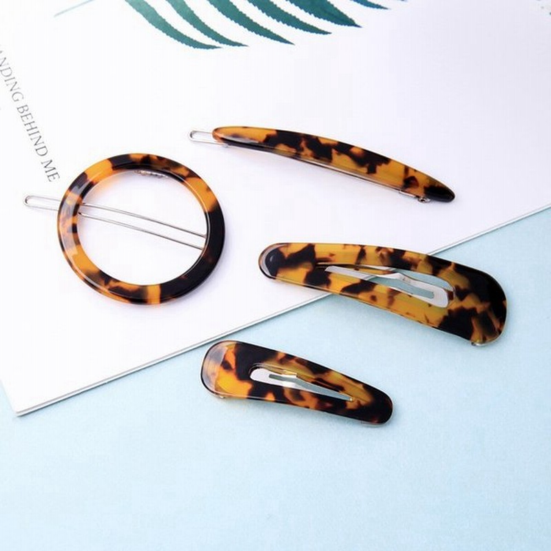 ヘアピン バレッタ ヒョウ 豹 柄 アニマル レオパード アクリル アクセサリー パッチンピン クリップ 髪留め ブラウン おしゃれ 大人 レディース 通販 Lineポイント最大0 5 Get Lineショッピング