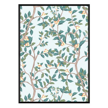 Boluo 菠蘿選畫所 連續 滿樹繁花 畫作  30 x 40cm  黑色