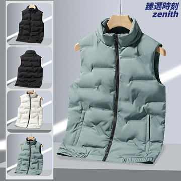 【加肥加大加厚】羽絨馬甲 男士馬甲 羽絨坎肩 保暖背心 立領設計 休閒百搭 秋冬保暖 7XL特大碼 中老年防寒