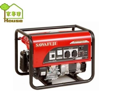 家事達] 日本澤藤 本田HONDA引擎 3200W 四行程 汽油引擎發電機-手拉