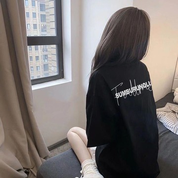 【2026夏季新款】印花中性風短袖跑步T恤 男女 ins風 學生 寬鬆 百搭 上衣 潮 T-shirt 運動上衣 休閒上