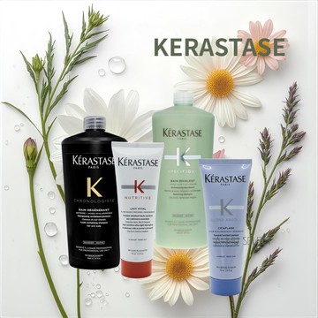 自由選【KERASTASE】卡詩 黑鑽/燦金/胺基酸/全能髮浴1000ml+護髮素75ml｜雙12嘉年華⚡專櫃 美妝 香氛 保養 禮享保養 香約聖誕