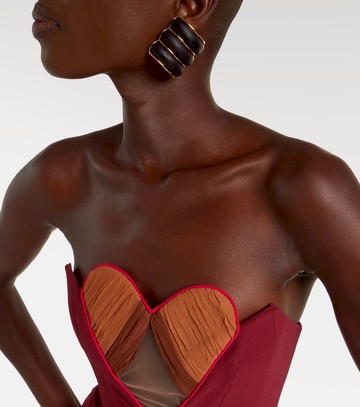 Nensi Dojaka Strapless gown