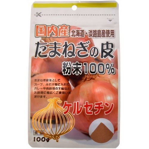 株式会社ユニマットリケン 国内産 たまねぎの皮 粉末１００％ １００ｇ×3個セット 