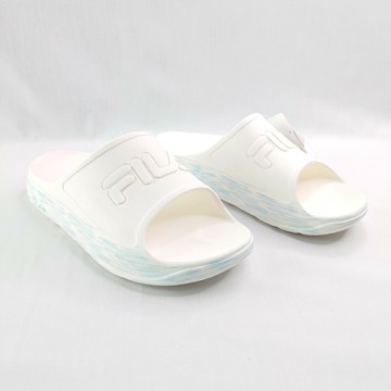 FILA 運動拖鞋 4S340Z131 防水拖鞋 男女款 休閒 舒適 情侶穿搭 米白【iSport愛運動】