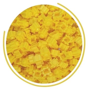 꾹꾹블럭 - 韓國咕咕拼豆補充包(400顆)-#27正黃