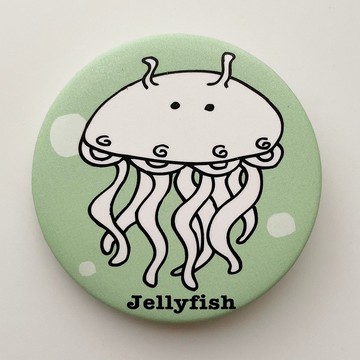 胸章海洋系列- 小幫手水母 | MonkeyCookie