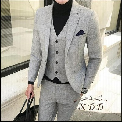 注目 結婚式スーツ メンズ スーツセット 3点セット ミドル丈 上下セッ 結婚式スーツ メンズ スーツセット 3点セット ミドル丈 上下セット ブラック ダークグレー ライトグレー フォーマルスーツ メンズファッション Drantoniogoncalves Com Br