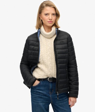 Superdry Women's Fuji Lite Padded Jacket Black Size: 8