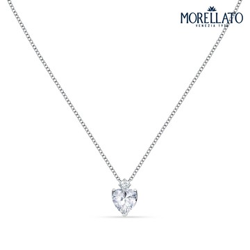 【MORELLATO】TESORI 925純銀愛心項鍊 SAIW158