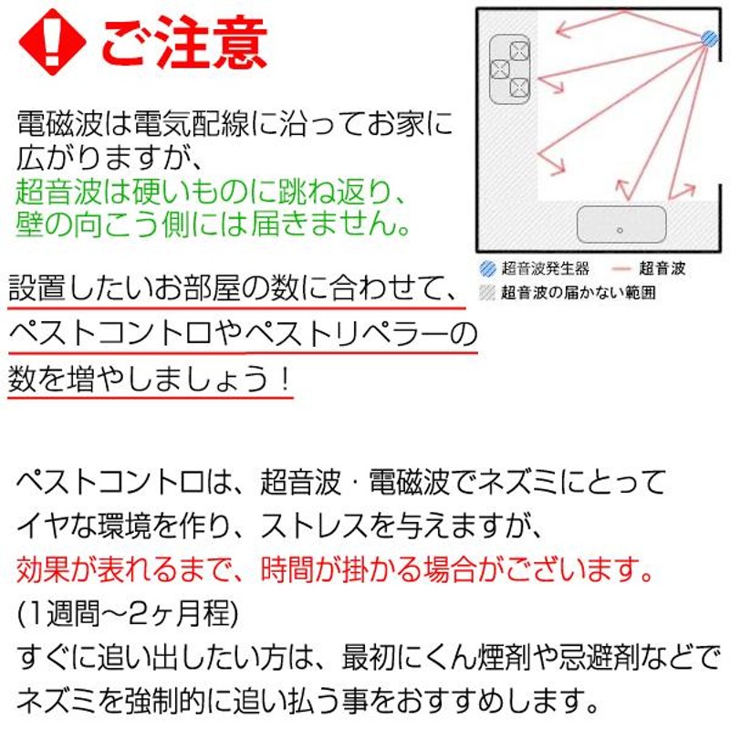 ペストコントロ・アドバンス ネズミ駆除 超音波 追い出す方法 天井裏